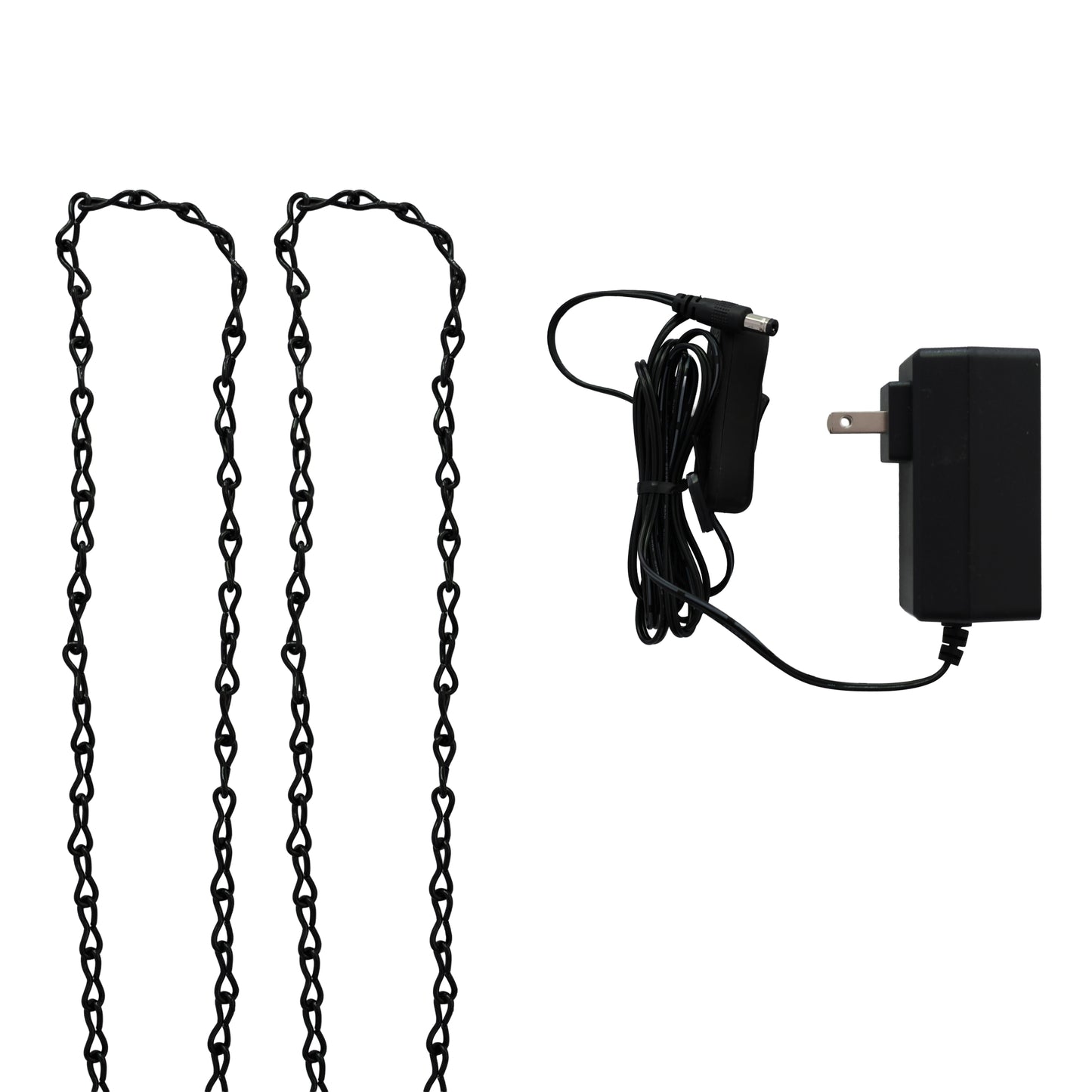 Sinless Vodka Cocktails LED sign hanging kit with black chains and power adapter for neon bar wall light installation